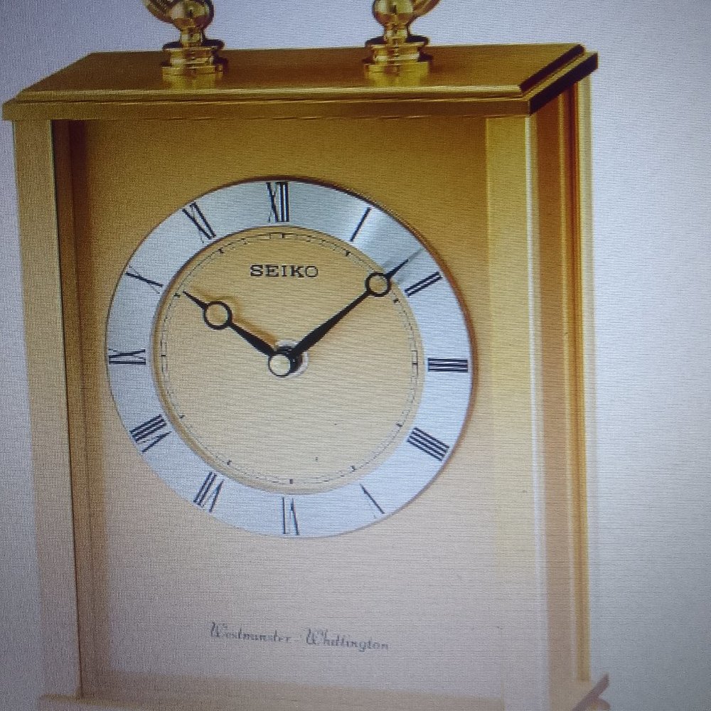 Golden Seiko clock, brand new, SKU